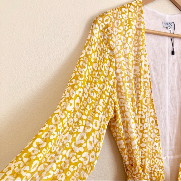 {RECC Paris} Leopard Print Maxi Duster Robe Dress - Picture 4 of 7